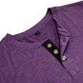 thumbnail image 4 of Aloohaidyvio Henley T Shirt for Mens Cotton Casual Long Sleeve Lightweight Button T-Shirts, 4 of 5