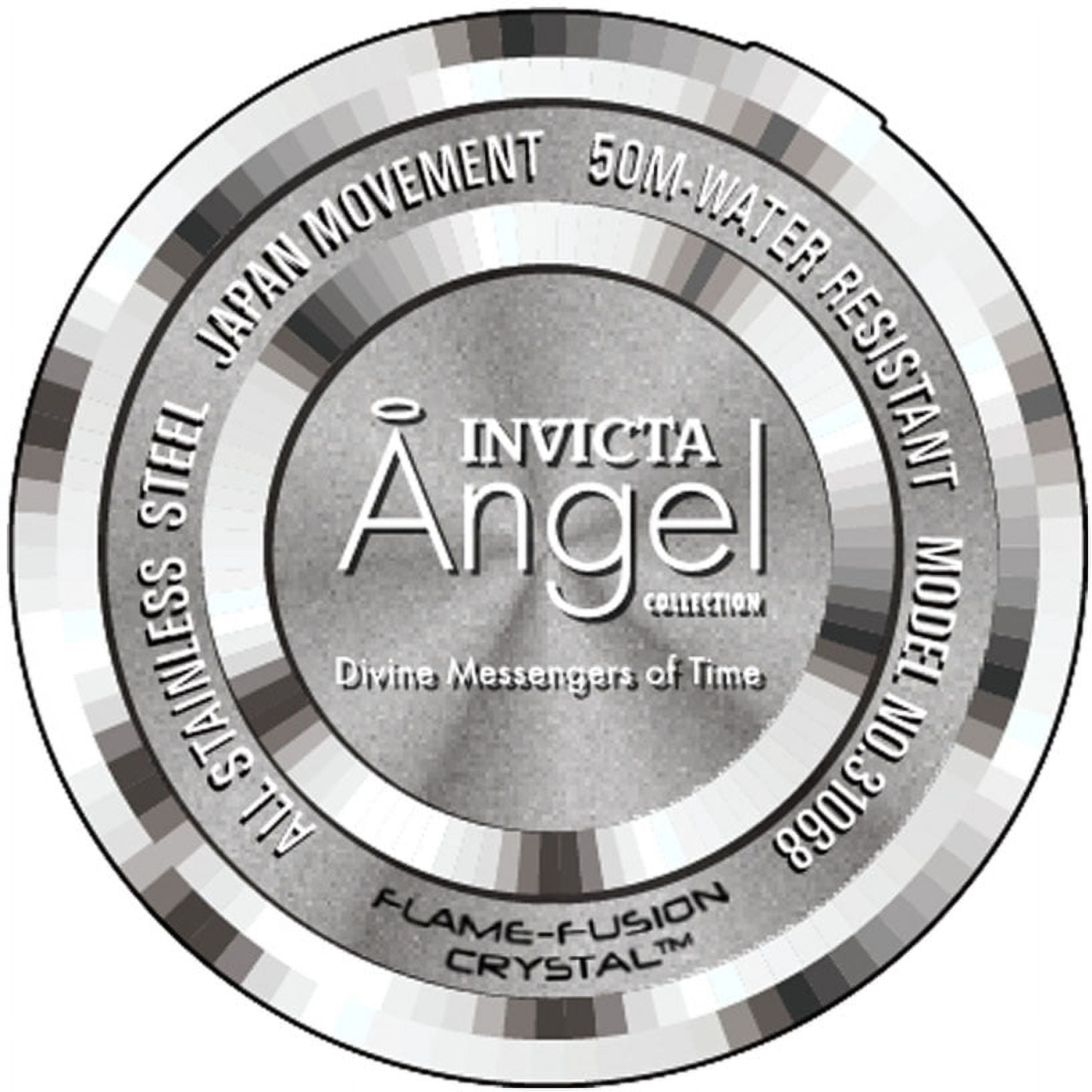 Invicta Women's 31068 Angel Quartz 3 Hand Silver Dial Watch