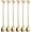 6pcs-Gold, variant on 6-Piece Long Handle Spoons, 7.4-Inch Stainless Steel Mixing Spoons for Coffee and Tea, Ideal for Stirring