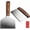 Dough Cutter + Griddle Scraper, variant on Multipurpose Bench Scraper Kitchen Utensil for Flat Top Griddle, Dough Cutter for Bread and Pizza Dough - Stainless Steel Metal Griddle Scraper Chopper