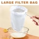 thumbnail image 1 of Bolsa coladora para el fregadero de la cocina con asa y acero, filtro de malla fina para restos de comida, té, café, leche y uso doméstico diario, 1 of 5