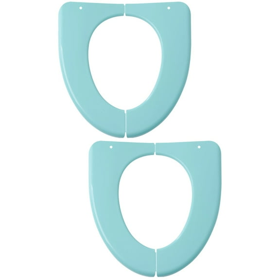 Folding Toilet Seat Training Cover Potty Restroom Cushion Covers Toddler Travel Washable 2 Pc