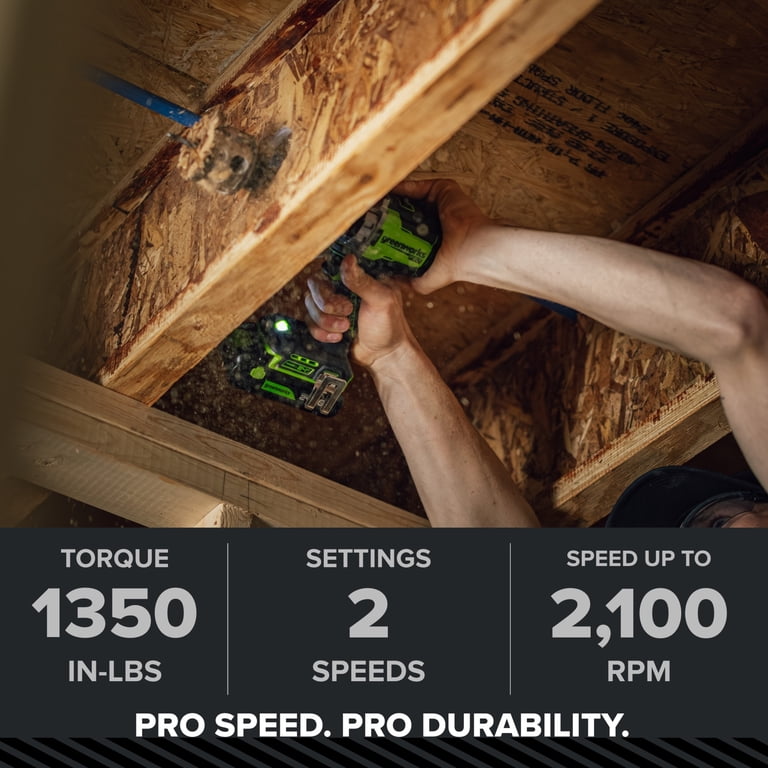 Greenworks Pro PowerAll 24V Brushless 1/2-Inch Hammer Drill photo 3