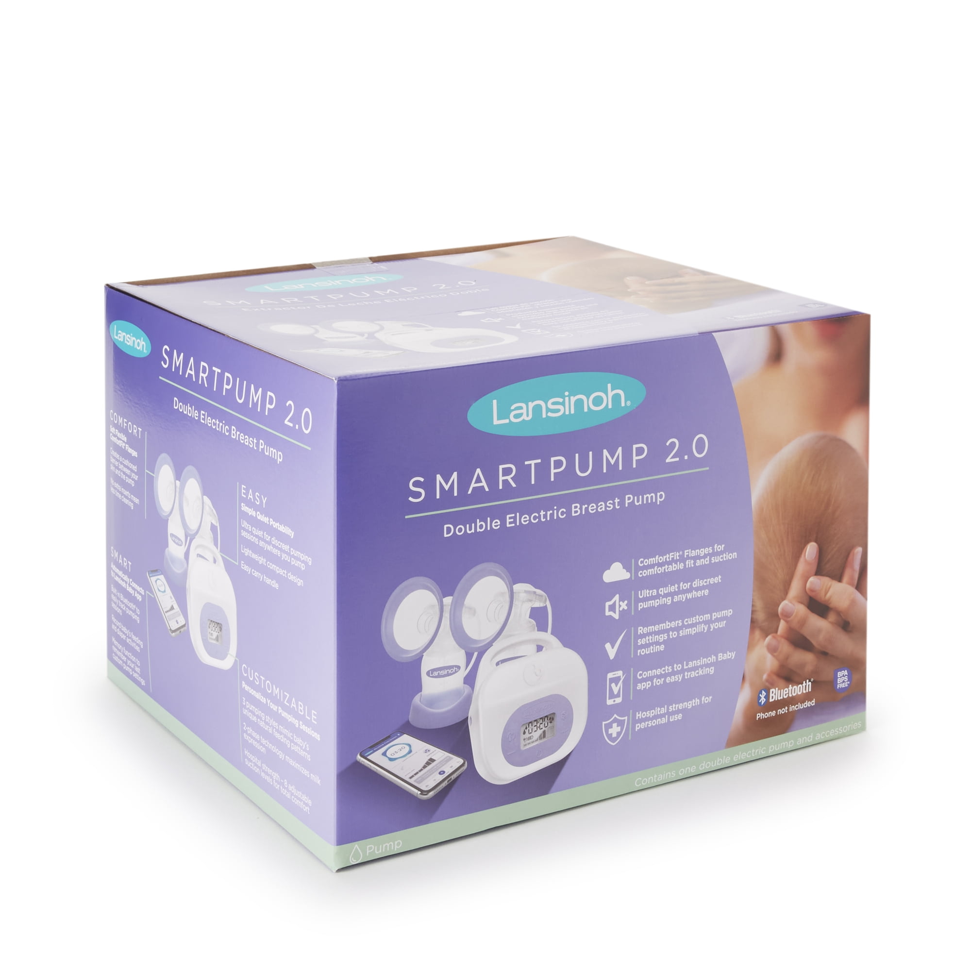 Lansinoh Smartpump 2.0 Double Electric Breast Pump Kit 1 ct
