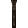 thumbnail image 3 of Ekena Millwork 2"W x 7 1/2"D x 10"H Loera Wrought Iron Bracket, (Triple center brace), Antiqued Brass, 3 of 7