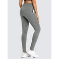 thumbnail image 7 of Women Winter Thermal Workout Yoga Pants with Pockets Fleece Lined Leggings, 7 of 7