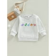 thumbnail image 2 of Bagilaanoe Toddler Baby Girl Boy Casual Sweatshirt Long Sleeve Dinosaur Print Pullover 6M 12M 18M 24M 3T Kids Loose Tee Tops, 2 of 7