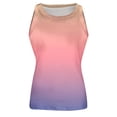 thumbnail image 4 of Womens Tank Tops High Neck Sleeveless Ribbed Tank Casual Basic Thick Strap Slim Fitted Racerback Shirts 2026 Light pink L, 4 of 5