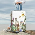 thumbnail image 6 of Picia Herbs and Wildflowers Luggage Protector Cover Thicken Suitcase Protector Cover Fit 18-32 Inch Luggage-X-Large, 6 of 9