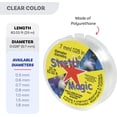 thumbnail image 6 of Stretch Magic Elastic Beading Cord - Clear Color, 0.7mm in Diameter, 25-Meter (82 ft) - Easy to Knot, Strong & Stretchy String for Making Beaded Jewelry, 6 of 8