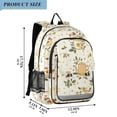 thumbnail image 2 of FORMRS Unisex School Backpack 17" Student Travel Bag with Laptop Compartment, Birds Sunflowers, 2 of 7