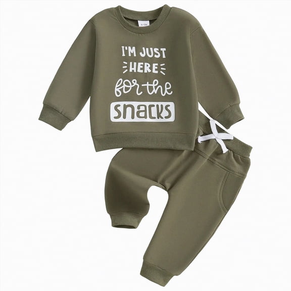 mgoYE Baby Boy Clothes 12-18 Months Toddler Baby Football Outfits Sundays are for The Football Sweatshirt Top Pants Set Cute Fall Clothes Spring Clothes(AG,12-18 Months)