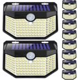 thumbnail image 1 of Luces solares exteriores HMCITY 120 LED con sensor de movimiento IP65, 1 of 6