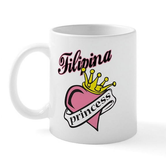 CafePress - Filipina Princess Mug - 11 oz Ceramic Mug - Novelty Coffee Tea Cup