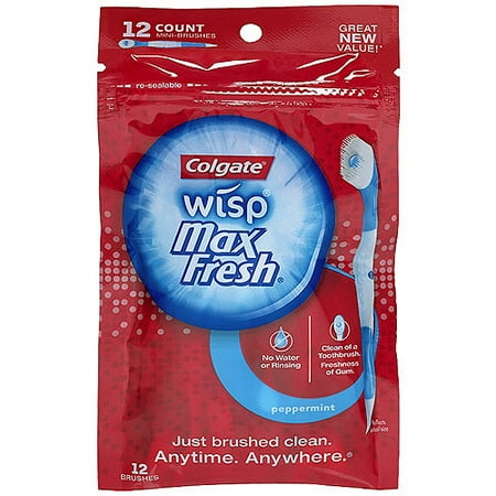Colgate Wisp 12ct Max Frsh Peppermint