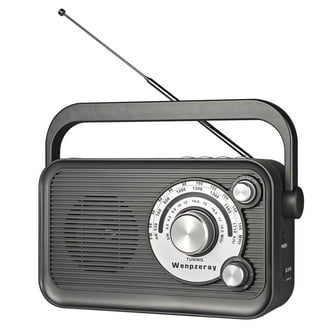 QFX J-114U AM/FM Shortwave Radio with USB and SD Card Slot