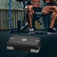 thumbnail image 2 of Stepper aeróbico ajustable para entrenamiento de fuerza, ligero y fácil de usar. Negro Gris, 2 of 9