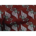 thumbnail image 4 of oneOone Cotton Poplin Fabric Leaves Block Printed Fabric 1 Yard 42 Inch Wide, 4 of 4