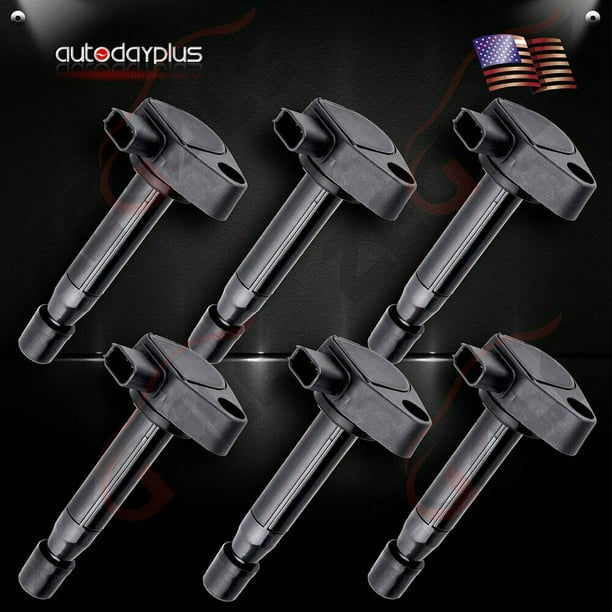 Set of 6 Ignition Coils for 2000 01 02 03 04 05 06 07 Honda Accord 3.0L