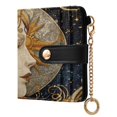 thumbnail image 2 of Small Wallet For Women Bifold Leather Pocket Coin Credit Card Holder With RFID Blocking Vintage Baroque Aesthetic, 2 of 6