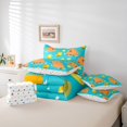 thumbnail image 6 of Erosebridal Cartoon Animal Capybara 7-Piece Twin Bedding Sets,Yellow Lemon Fruit Bedding Comforter Set For Kids Boys Reversible, 6 of 7