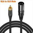thumbnail image 3 of Cable XLR Macho A Macho, Cable Conector Chapado en , Adaptador de Cable de Audio para Micrófono XLR con Protección Coaxial de 16,4 Pies, 3 of 5
