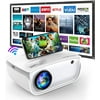 Wifi Projector, GROVIEW Mini Projector Full HD 1080P and 240  Display, LCD Home Theater Projector with 100'' Screen