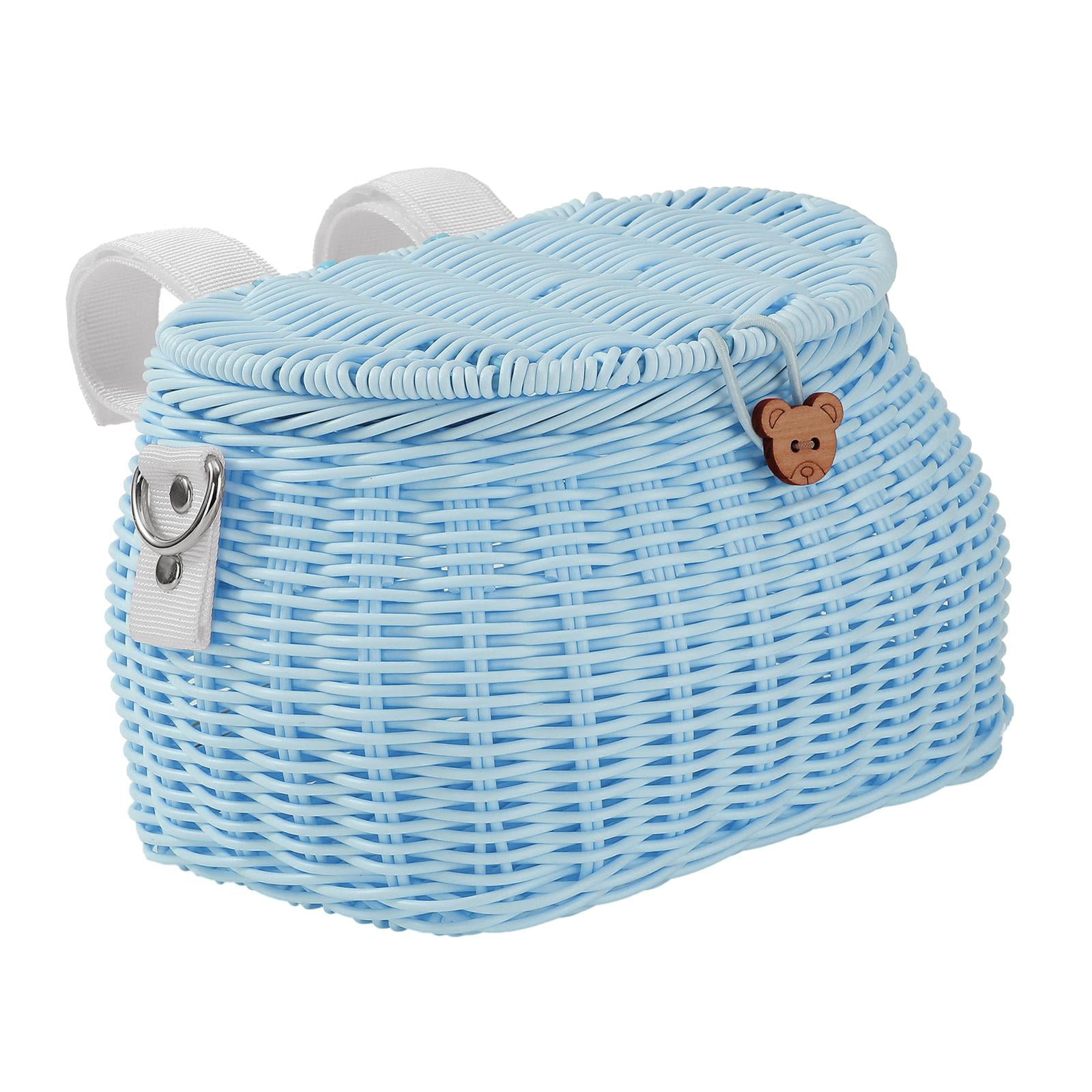 Kids Bike Basket Front Decoration Tricycle Basket Outdoor Front