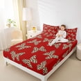 thumbnail image 4 of Feelyou Kid Butterfly Full Size Sheets, Leopard Cheetah Print Bed Sheets, 4 Pieces, 4 of 7