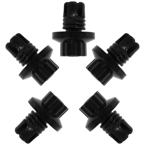 OULII Ensemble de 5 Écrous Noirs pour Pneus de Remorque Écrous de Roue en Acier Installation Facile