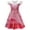 Pink, variant on Girls Glinda Magic Pink Princess Dress Halloween Cosplay Costume