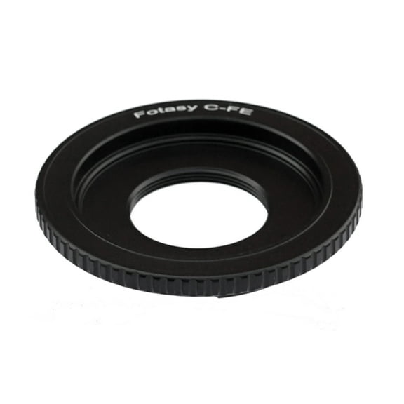 Fotasy 16MM Cine Movie C Mount lens to Sony E-Mount Mirrorless Camera Adapter, Compatible with a7 a7R a7S II III IV a9 a9II a7c Alpha 1 ZV-E10 a6600 a6500 a6400 a6300 a6000 a5100 a5000 a3500 a3000