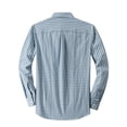 thumbnail image 4 of sogami Men's Plaid Oxford Shirt Casual Long Sleeve Button Down Shirt, 4 of 5