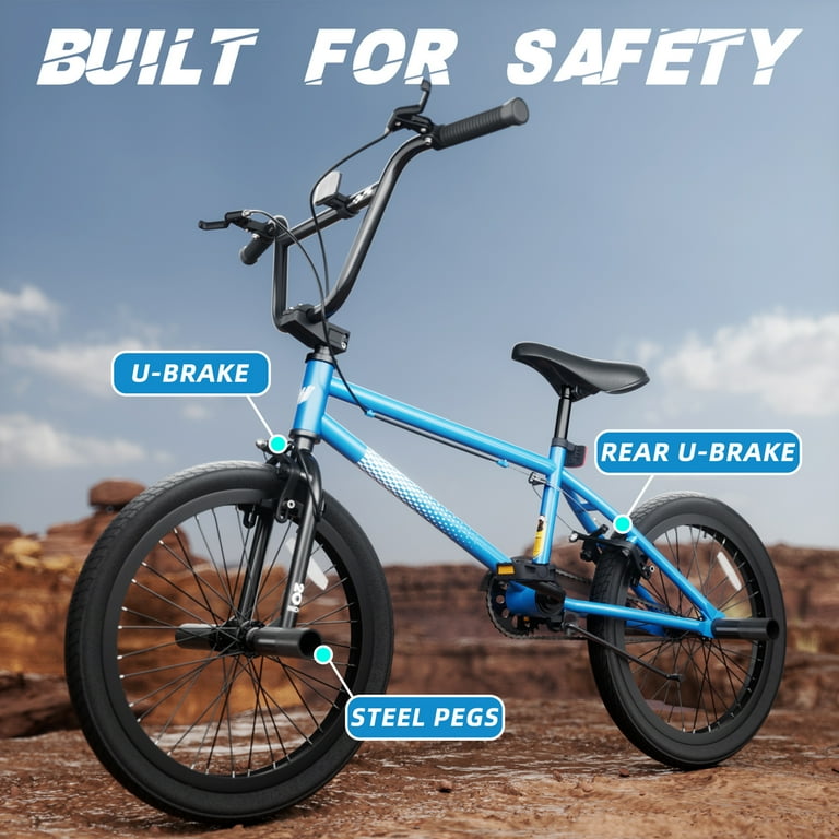 XJD Freestyle BMX Bike for Teen Beginner 8-12 Years Old Kids,20