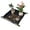 Black, variant on Repotting Mat for Indoor Plant Transplanting and Mess Control Waterproof Foldable Indoor Portable Gardening Tray