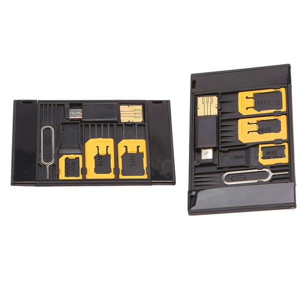 SIM Card Pin Storage Box Aluminum Micro 24 Nano Sim Card Case Holder Protect