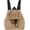 B-solid Brown, variant on Cute Fluffy Backpack Mini Rabbit Ears Daypack Purse Faux Fur Small Travel for Women Ladies, Black