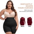 thumbnail image 3 of MISS MOLY Women's Plus Size Shapewear Tummy Control High Waist Shorts Shaping Boyshorts Butt Lifting Panties, 3 of 4