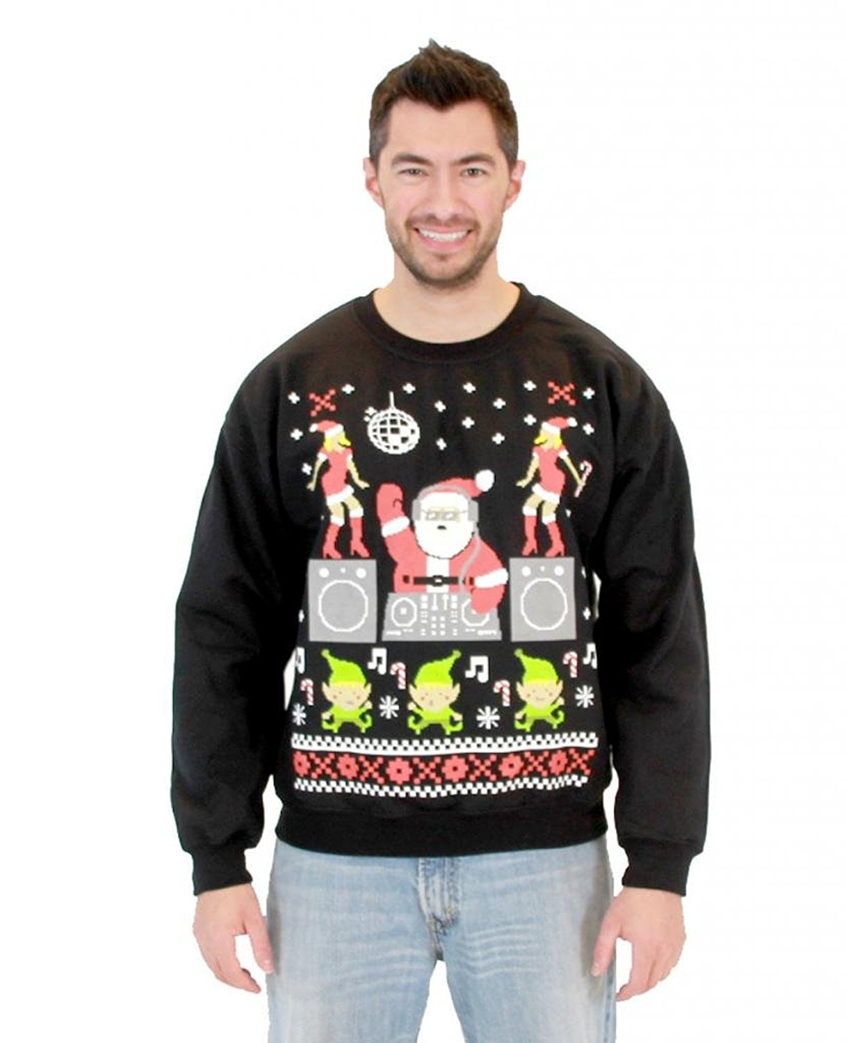dj ugly christmas sweater