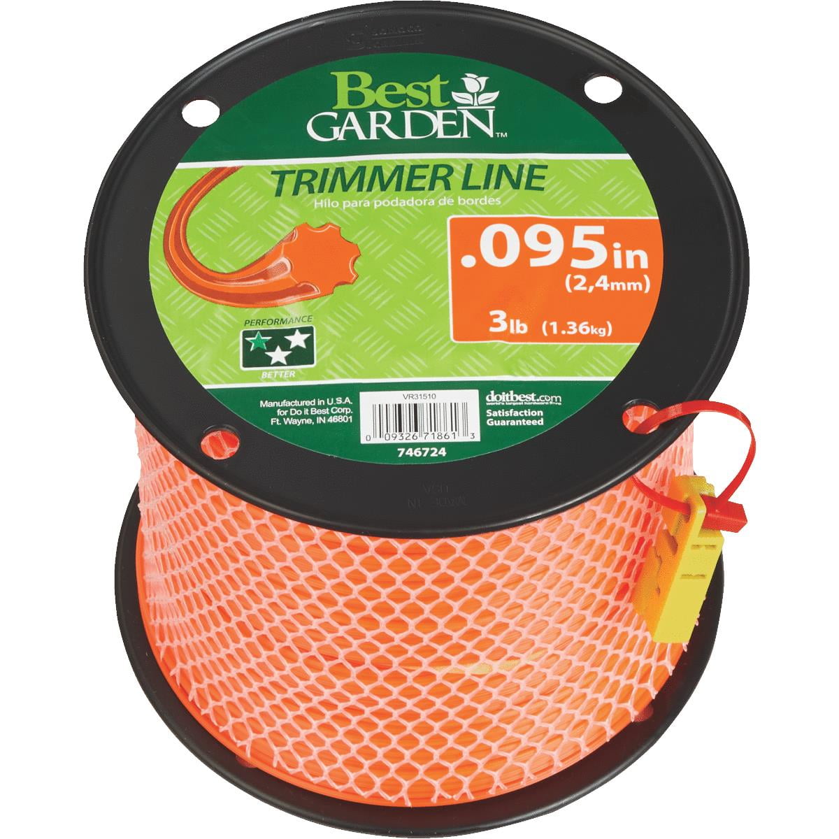 Best Garden 0.095 In. x 800 Ft. Commercial Trimmer Line 16260 Walmart