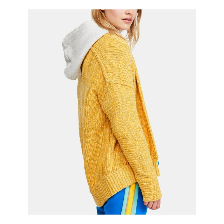 Free people hotsell yellow cardigan