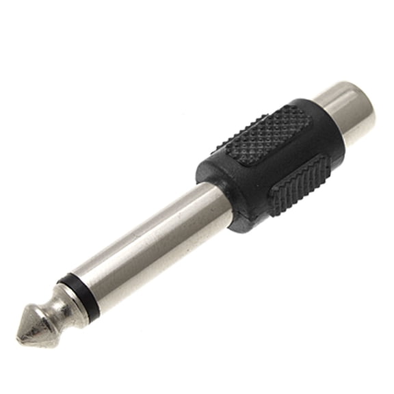 Unique Bargains 1/4" Mono Plug Male to RCA Female Audio Jack Converter Adapter