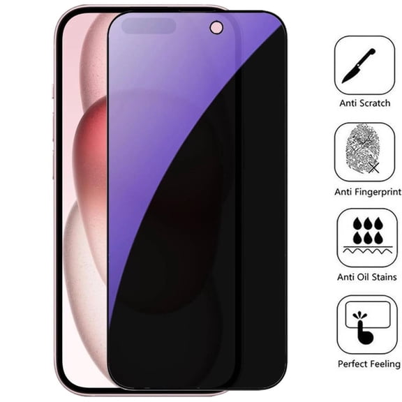 Anti Blue Light Tempered Glass Screen Protector for iPhone 15 Pro Max