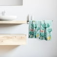thumbnail image 6 of Hand Towels Set of 2 Modern Flower Small Bath Towels Soft Guest Face Towel Bathroom Decorations Thin Kitchen Tea Dish Towels, 6 of 16