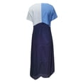 thumbnail image 4 of Vestido HUOGUO, a la moda para mujer, casual, con estampado de playa, 4 of 5