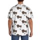 thumbnail image 3 of Fotbe Dachshund Dog Camisa Estampada de Manga Corta para Hombre, Casual de Verano, Estilo Playero, Sin Arrugas-3X-Large, 3 of 5