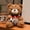 Brown-GER, variant on BOSALY 2026 Soccer Theme Bear Plush Toy, 6.3" Brown Bear Stuffed Animals in Jersey, Lovely Bear Plushies for Sports Fans, Cool Birthday Gifts for Football Fans (BRA)