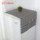 thumbnail image 1 of Funda para muebles con diseño geométrico de toalla para refrigerador, tela a prueba de polvo e impermeable, adecuada para lavadora y refrigerador (triángulo negro puerta simple (lavadora) 55*130), 1 of 4