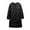 Black, variant on 50% Off Clear! Viikei Winter Coats for Women Women Warm Pocket Coat Long Jacket Winter Sleeve Down Parkas