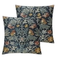 thumbnail image 2 of Acheng William Pimpernel Morris Throw Pillow Covers Set of 2 Aesthetic Pillow for Bedroom Decorative Pillowcase Home Decor Living Room Cushion Case for Bed Sofa Couch White, 2 of 6